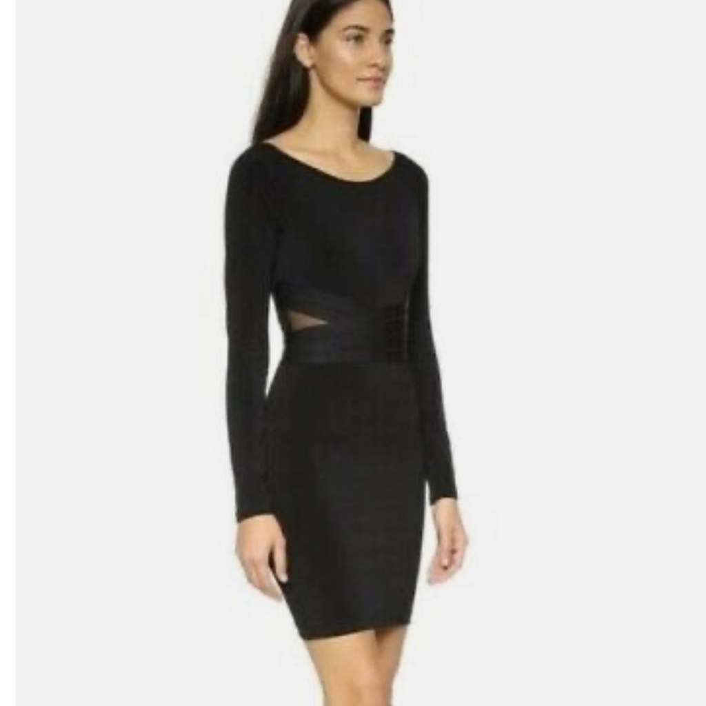 Elizabeth & James Lbd With Criss Cross Mesh Detail